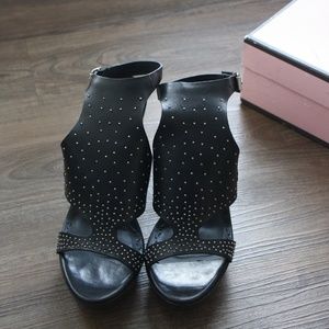 Juicy  Studded Wedges with original box size 9